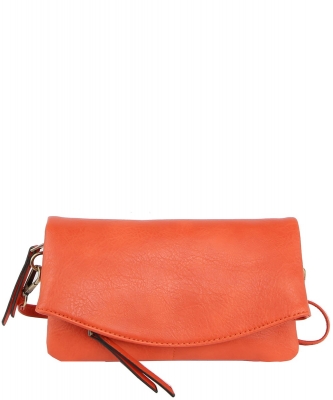 Fashion Envelope Clutch Crossbody Bag LQ294 ORANGE